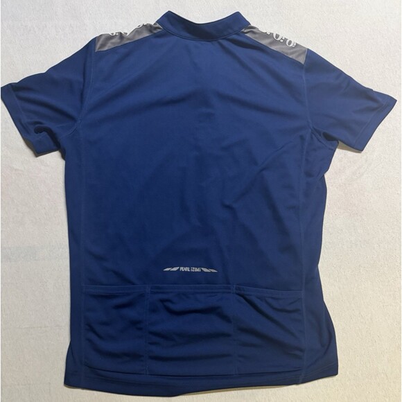 Pearl Izumi Select Series Short Sleeve Cycling Jersey Size XL Blue 3/4 Zip - Picture 6 of 9